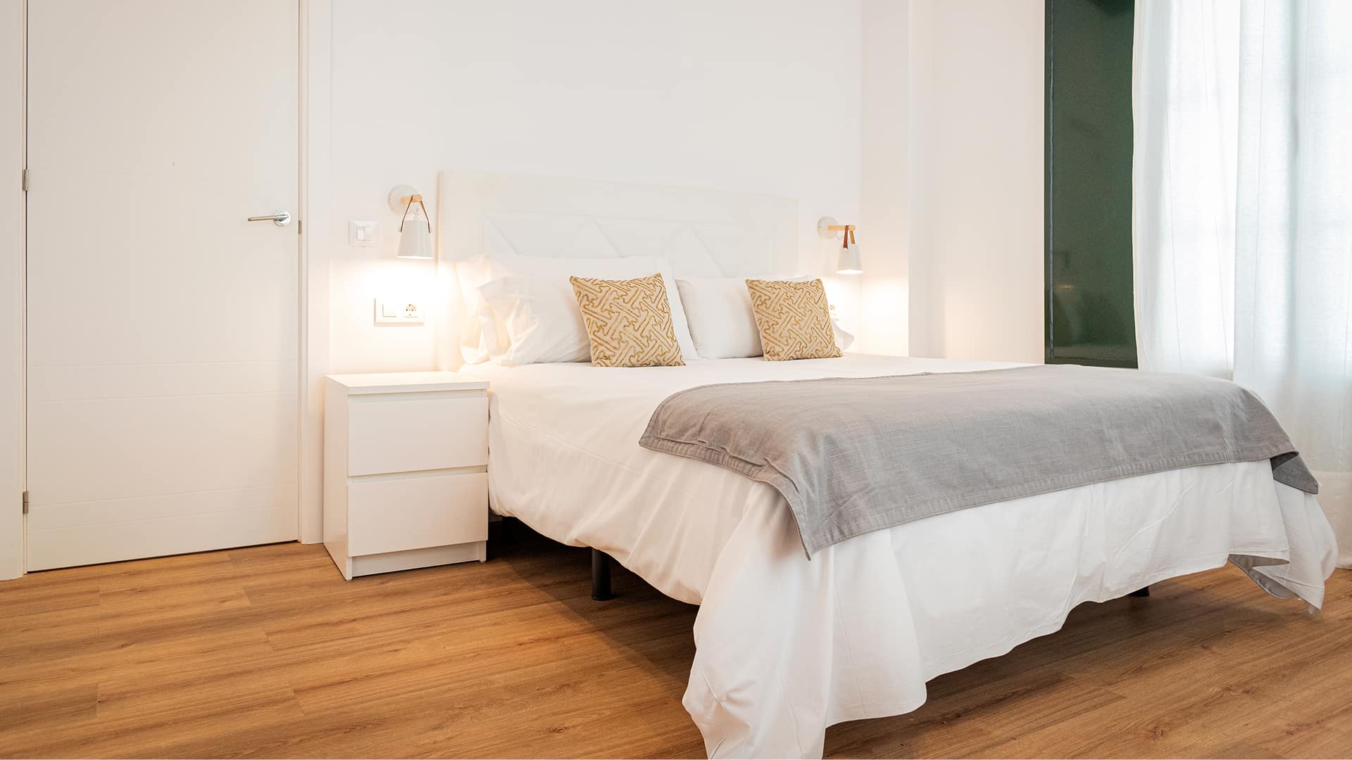 Quarto duplo espaçoso dos Hoteles del Sur
