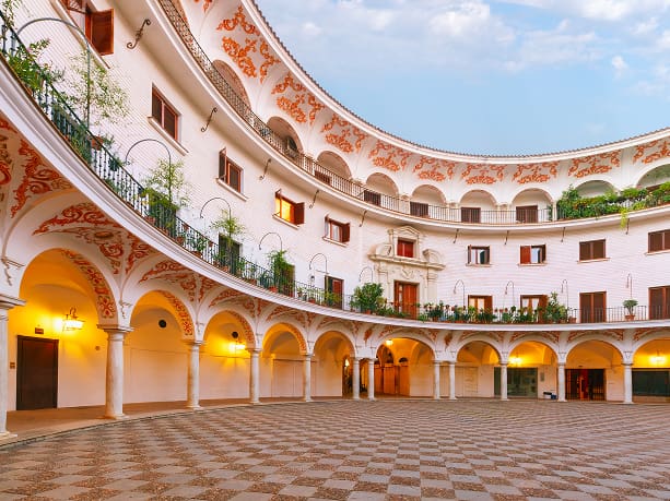 Plaza del Cabildo A beautiful semi-circular square with lovely arcades